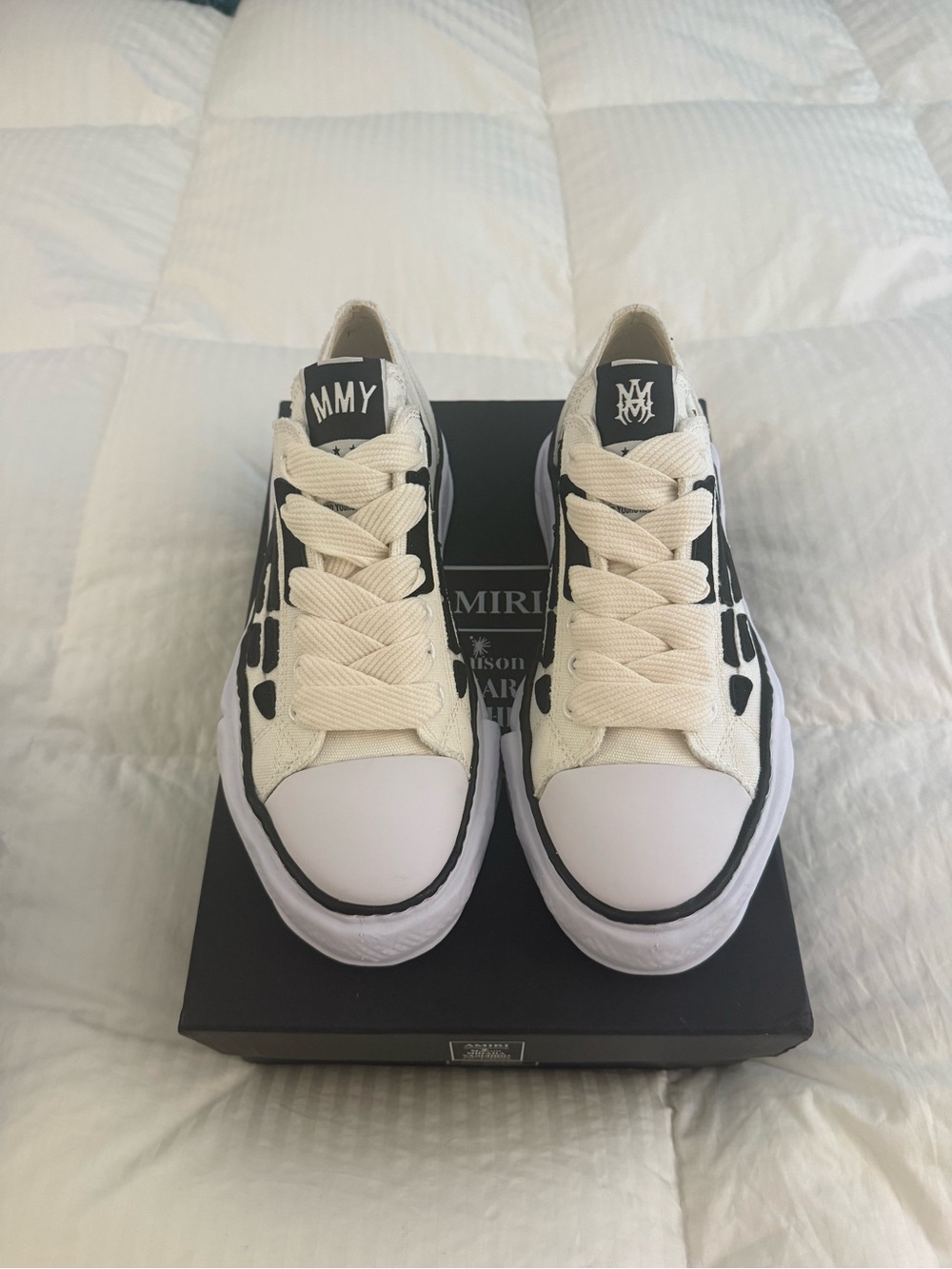 Amiri White x Black Maison Mihara Shoe